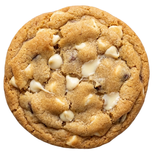 Nº2 Snowy White cookie with smooth white chocolate